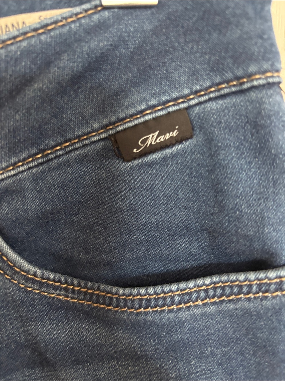Mavi Women's Boyfriend Jeans - Dark Blue Denim - Picture 3 of 10